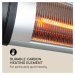 Blumfeldt Rising Sun, infračervený ohřívač, 850/1650/2500 W, hliník