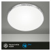 BRILONER LED stropní svítidlo, pr. 35,5 cm, LED modul, 18W, 1850 lm, bílé-chrom BRI 3651-216