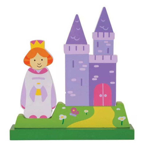 Bigjigs Toys Magnetické vertikální puzzle zámek