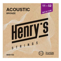 Henry`s HAB1152 Acoustic Bronze - 011“ - 052“