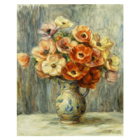 Obrazová reprodukce Vase d'Anemones,, Renoir, Pierre Auguste, 35x40 cm