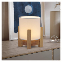 Näve Stolní lampa LED Madita, výška 19 cm, přírodní/bílá