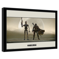 Obraz na zeď - Star Wars: The Mandalorian - Duo, 40 × 30 cm