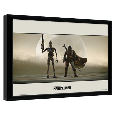 Obraz na zeď - Star Wars: The Mandalorian - Duo, 40x30 cm Pyramid