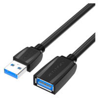 Prodlužovací kabel USB 3.0 samec - USB samice, Vention 3 m (černý)