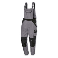PARKSIDE PERFORMANCE® Pánské pracovní kalhoty s laclem (adult#male, 48, šedá/černá)