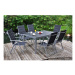 Home Garden Zahradní set Ibiza se 6 židlemi a stolem 150 cm, šedý