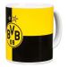 FotbalFans Keramický hrnek Borussia Dortmund FC, 300 ml, žluto-černý