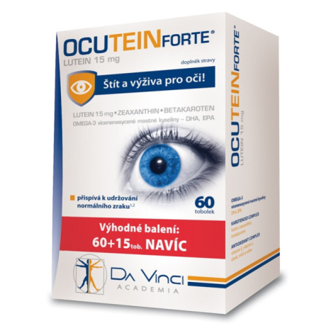 Ocutein FORTE Lutein 15 mg Da Vinci Academia 75 tobolek