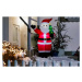 German LED nafukovací vánoční dekorace Santa Claus / 12 W / výška 245 cm / venkovní i vnitřní / 