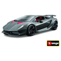 Bburago 1:24 Lamborghini Sesto Elemento Metallic Grey 18-21061