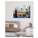 Malování podle čísel - RUŠNÝ NEW YORK Rozměr: 80x100 cm, Rámování: vypnuté plátno na rám