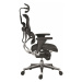 Manažerská židle Antares ERGOHUMAN – černá, čalouněný sedák, nosnost 150 kg
