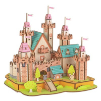 Woodcraft Dřevěné 3D puzzle Hrad v ráji