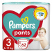 PAMPERS Pants Kalhotky plenkové jednorázové 3 (6-11 kg) 62 ks - JUMBO PACK