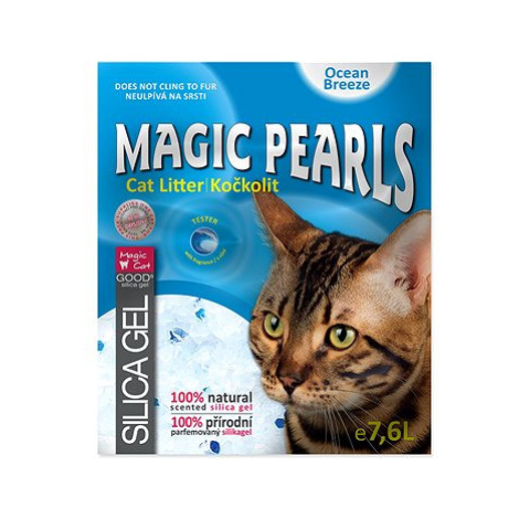MAGIC PEARLS kočkolit ocean breeze 7,6 l MAGIC CAT