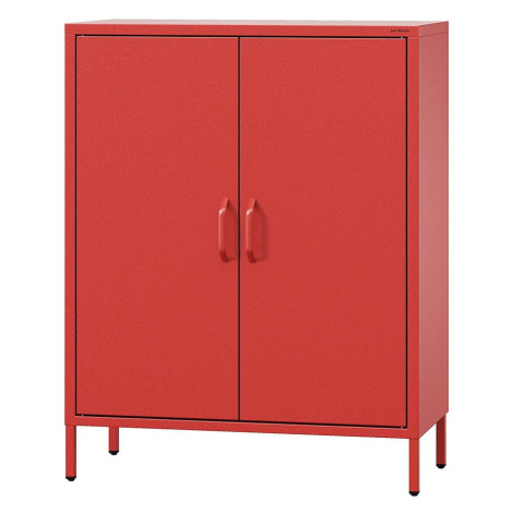 Komoda Kovová Vito Modern Red BAUMAX