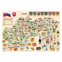 Popular Puzzle Mapa Slovenska, 160 ks