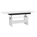 ArtCross Konferenční stolek DALLAS Barva: Bílá / černý lesk