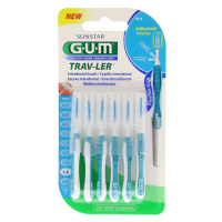 GUM Trav-ler mezizubní kartáčky konické 1,6 mm (modré), 6ks