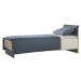 Studentská postel 90x200 se zásuvkou colin - dub kestína/šedá