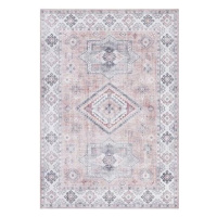 Nouristan - Hanse Home Kusový koberec Asmar 104009 Old / Pink 80 × 150