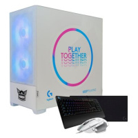 AlzaPC GameBox Elite Logitech Edice - i7 / RTX4070Ti SUPER / White + Logitech G CORE herní set