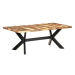 Jídelní stůl 200x100x75 cm masivní dřevo sheeshamový vzhled 321549