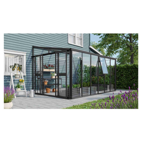 skleník VITAVIA ATHENA 10200 sklo 3 mm + PC 10 mm černý LG3837 Vitavia Garden