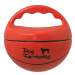 Hračka DOG FANTASY Ball míč s rukojetí pískací 15 cm