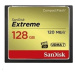 SanDisk Compact Flash Card 128GB Extreme (R:120/W:85 MB/s UDMA7)