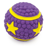 Reedog star ball, pískací latexová hračka - M 9 cm