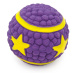 Reedog star ball, pískací latexová hračka - M 9 cm