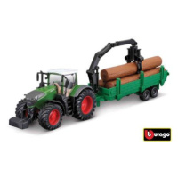 Bburago 1:50 Farm Traktor Fendt 1050 Vario + vyvážeč stromů