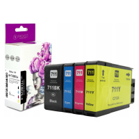 4x Náhradní inkoust 711 XL pro tiskárny Hp DesignJet T 120 125 130 520 525 530