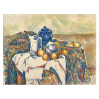 Obrazová reprodukce Still Life with Blue Pot, Cezanne, Paul, 40 × 30 cm