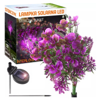 FLD-16-PURPLE | Solární zahradní lampa LED Orchid bouquet | 60 cm, 600 mAh