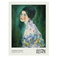 Obrazová reprodukce Portrait of a Lady (1916), Gustav Klimt, 30 × 40 cm