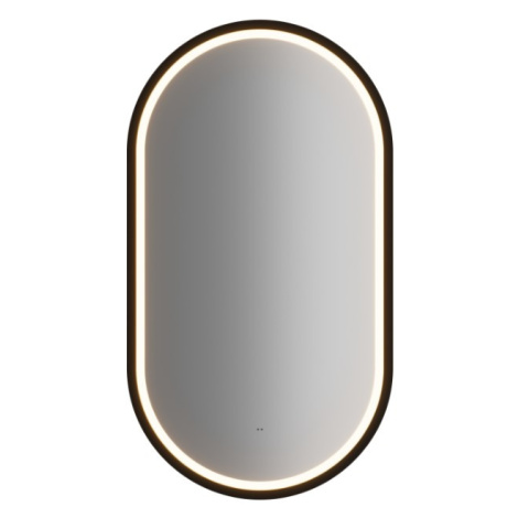 ArtCom LED zrcadlo APOLLO 2 | černá 50 x 90 cm