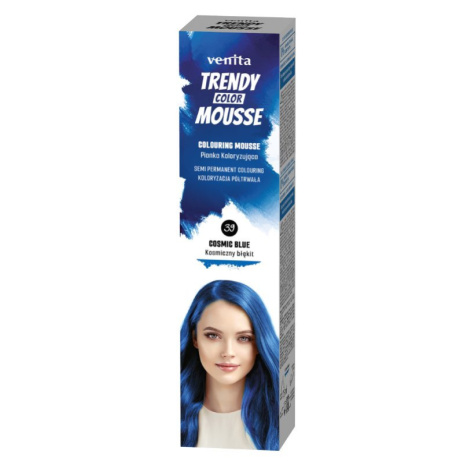 Venita trendy - barevné pěnové tužidlo na vlasy 39 kosmická modrá