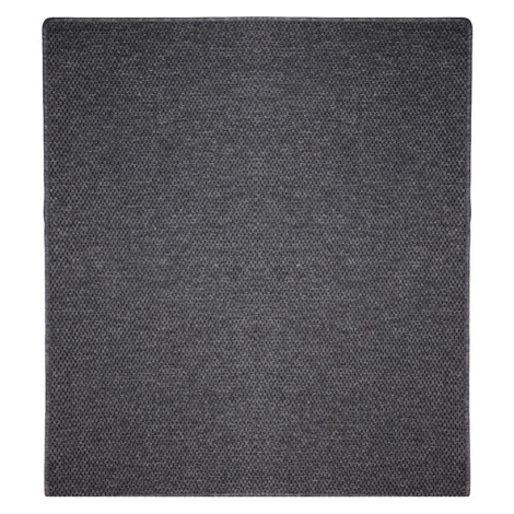 Vopi koberce Kusový koberec Nature antracit čtverec - 250x250 cm