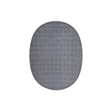 Vopi Kusový koberec Udinese šedý ovál 400 × 500 cm