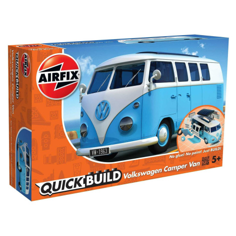 Quick Build auto J6024 - VW Camper Van - modrá AIRFIX