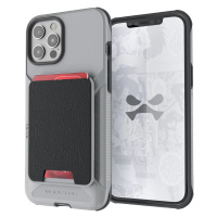 Kryt Ghostek Exec4 Grey Leather Flip Wallet Case for Apple iPhone 12 Pro Max