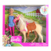 LAMPS Barbie Panenka s koněm FXH13