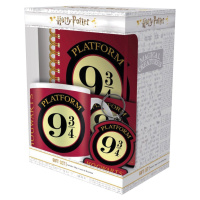Harry Potter Dárkový set premium - 9 a 3/4 (hrnek + blok + klíčenka) - EPEE Merch - Pyramid