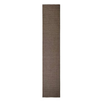 Shumee Koberec přírodní sisal 66 × 350 cm hnědý