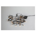 Venkovní světelný LED řetěz 64 světýlek délka 2,7 m Star Trading Akku - černý