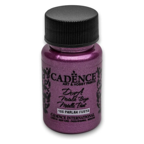 Metalická akrylová barva Cadence Dora Metalic - fuchsiová / 50 ml
