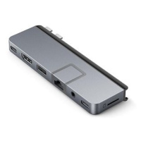 HyperDrive DUO PRO 7-in-2 USB-C Hub, šedý